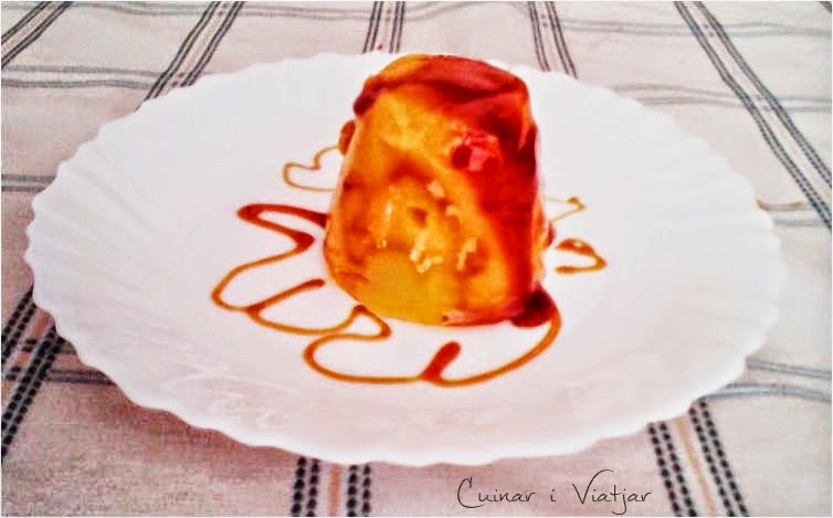  Flan de manzana y calabaza