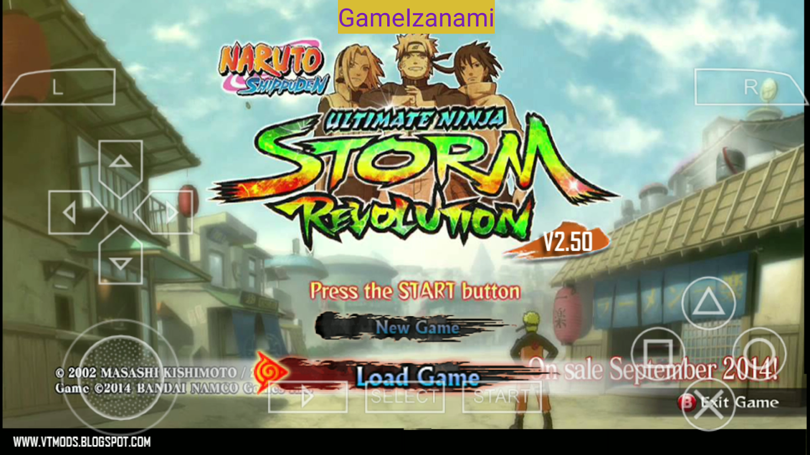 Jeu Naruto Shippuden ultime Ninja Storm Revolution (Mod) PPSSPP Pour