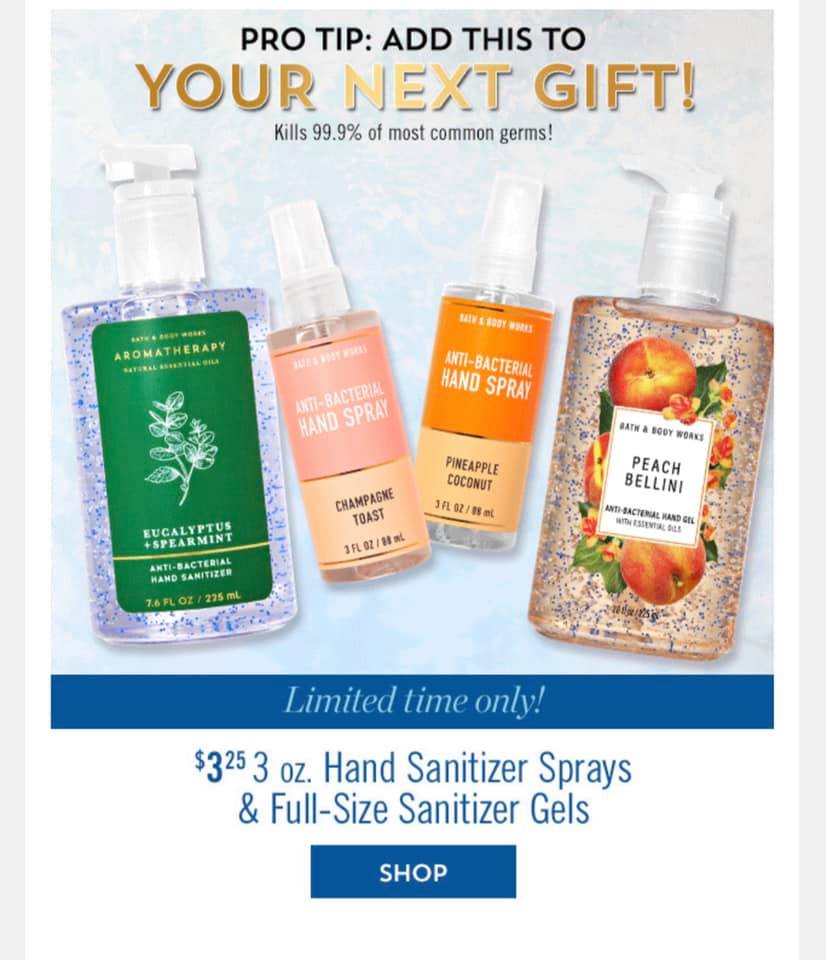 Life Inside the Page Bath & Body Works Today's Email Sale June 8th