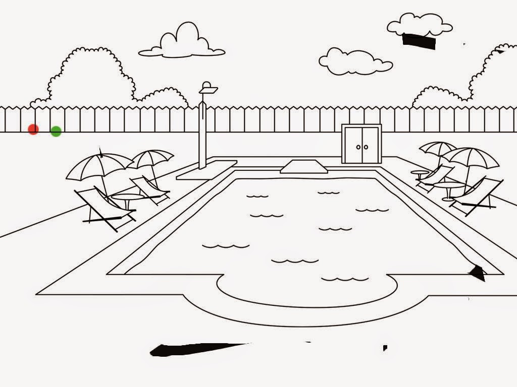 Sketsa Kolam Renang - Perumperindo.co.id