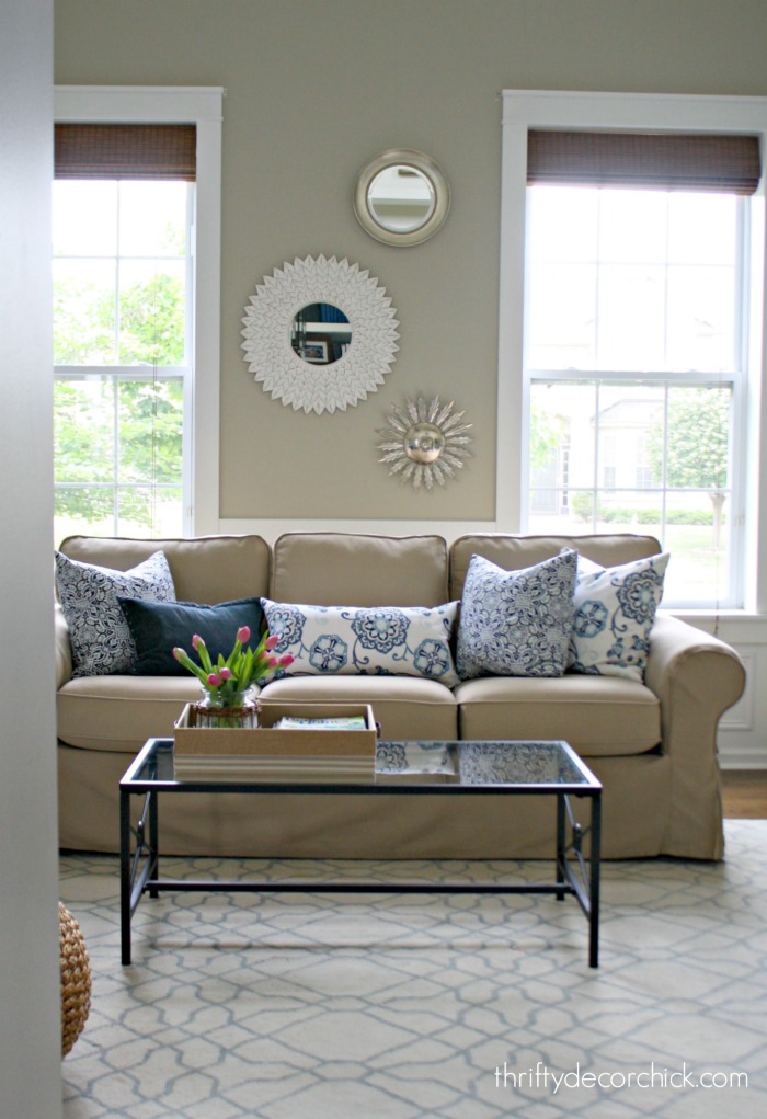 Moving furniture away from the wall Thrifty Decor Chick Thrifty DIY