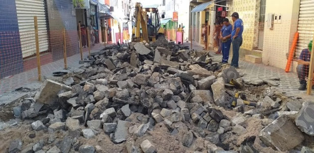 Engenheiros falam sobre as obras de ampliação do Calçadão de Jacobina
