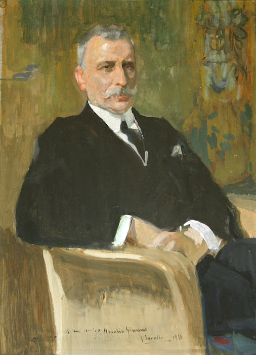 Amalio Gimeno Cabañas, Joaquín Sorolla Bastida, Joaquín Sorolla y Bastida, Retratos de Joaquín Sorolla, Joaquín Sorolla, Pintor español, Retratista español, Retrato de Amalio Gimeno Cabañas 