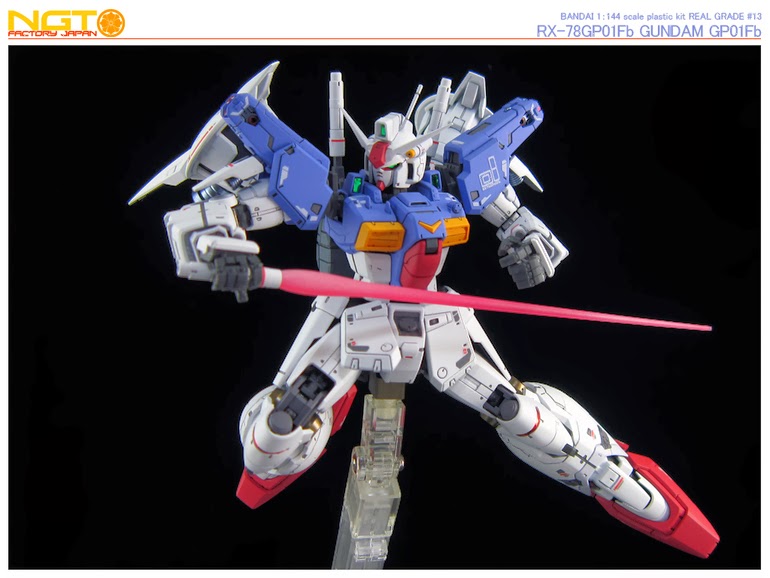 RG 1/144 RX-78GP01Fb Gundam GP01FB - Painted Build - Gundam Kits