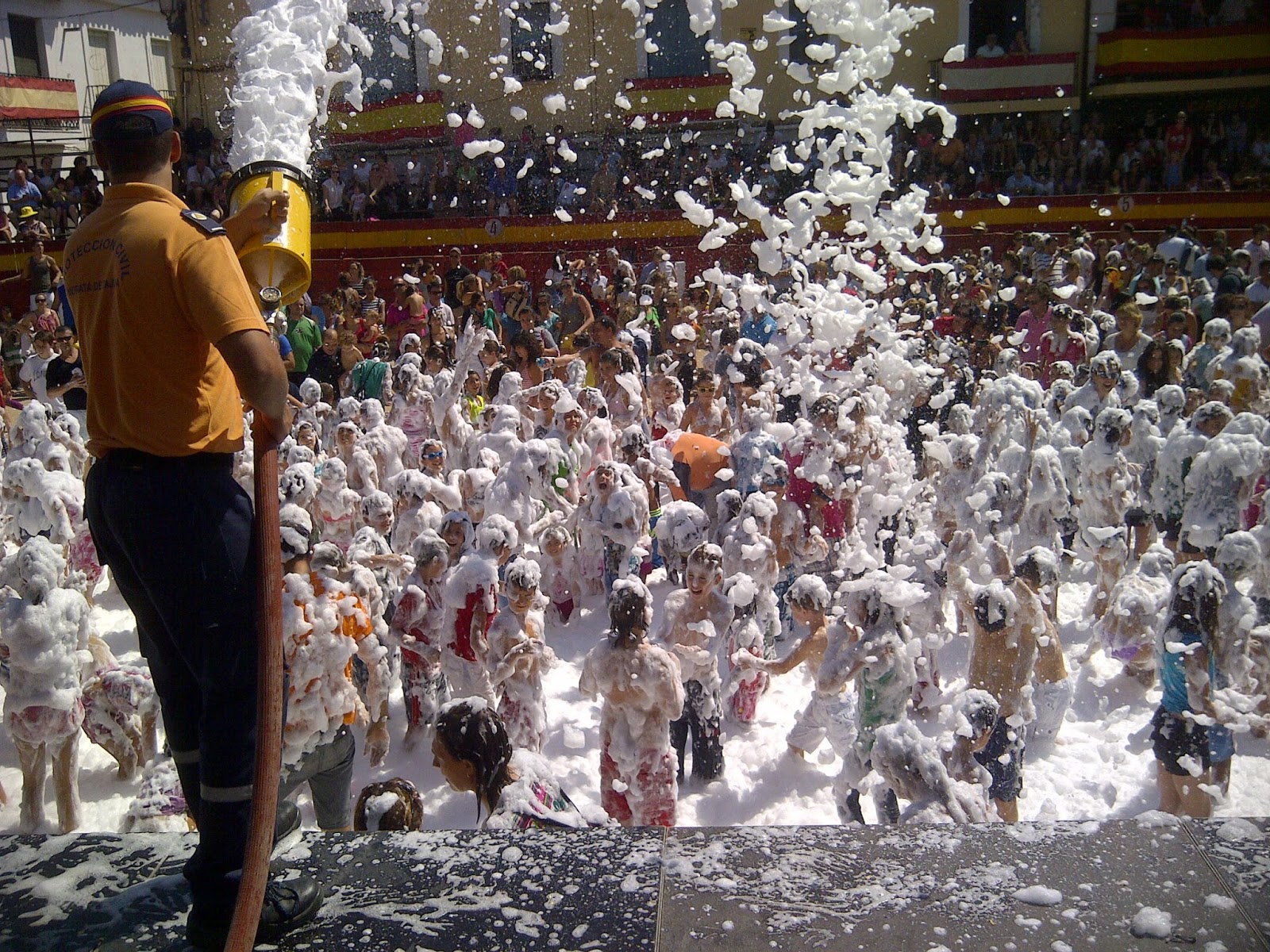 Fiesta De La Palmera Morata De Tajuña 2022 PROTECCION CIVIL DE MORATA DE TAJUÑA: MAÑANA DIVERTIDA CON EL ENCIERRO