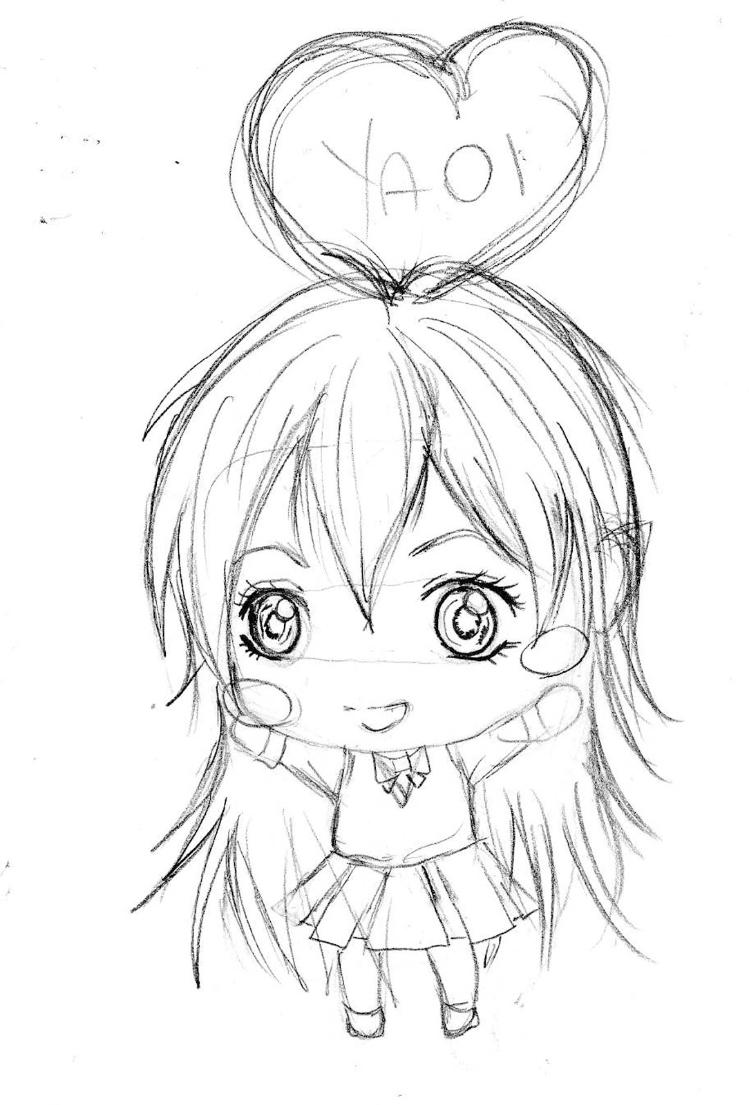 Chibi tutorial - Miss Chroma Illustration