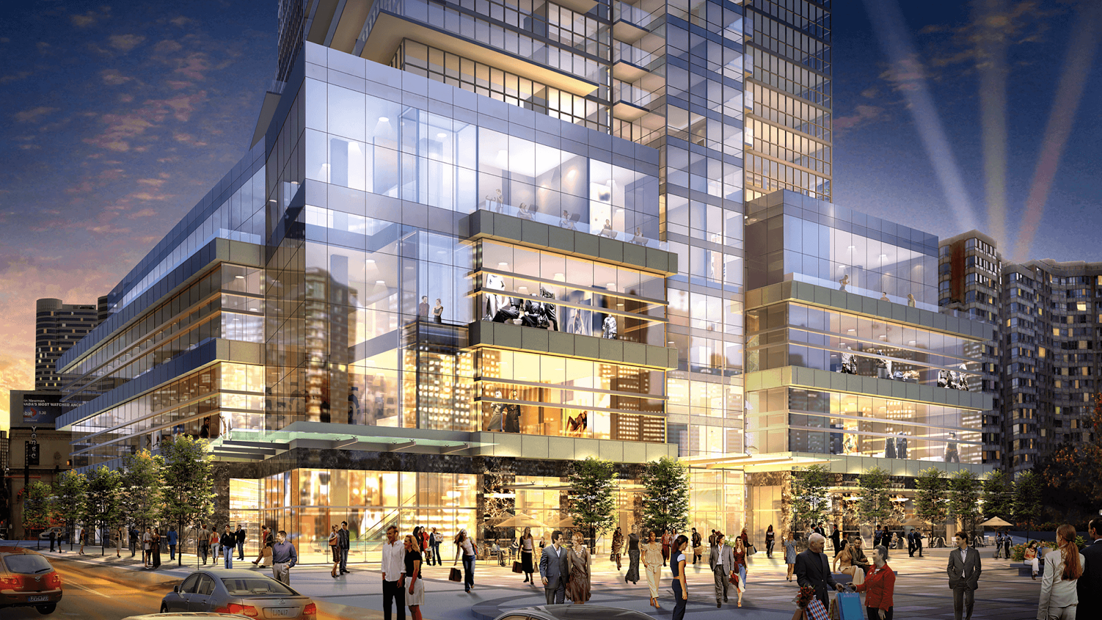 AURA CONDOS IN TORONTO Rent at Aura 2 Bedroom + 50ft Terrace