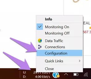 Net Speed Internet - Cara menampilkan informasi Speed Internet di taskbar Windows 10