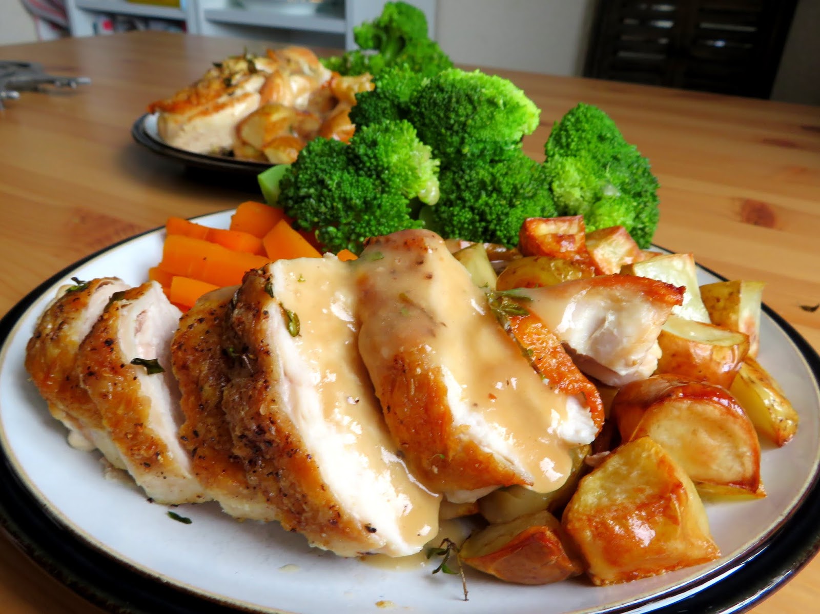 Roast Chicken, with Mini Roasts and Sides The English Kitchen