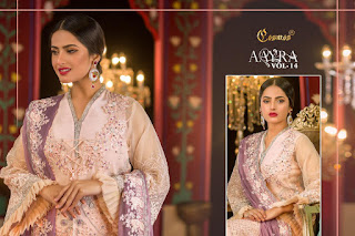 Cosmos Aayra vol 14 pakistani Suits catalog