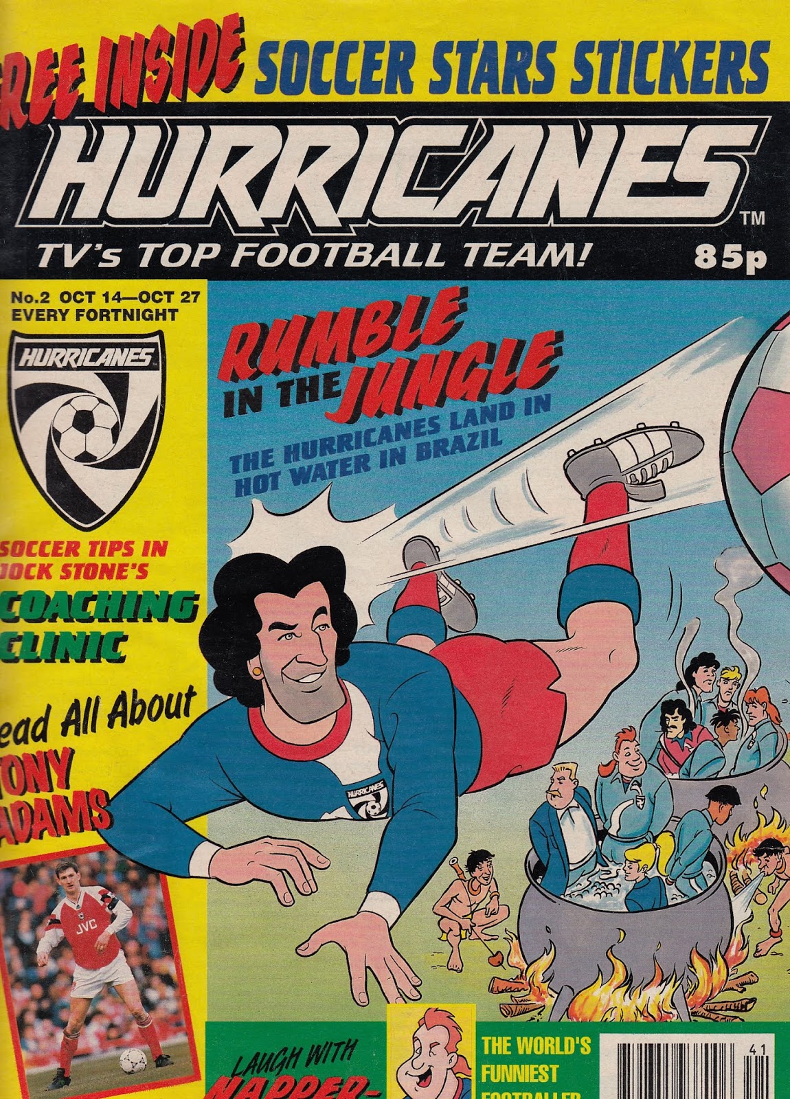 Boys Adventure Comics Hurricanes comic from DC Thomson
