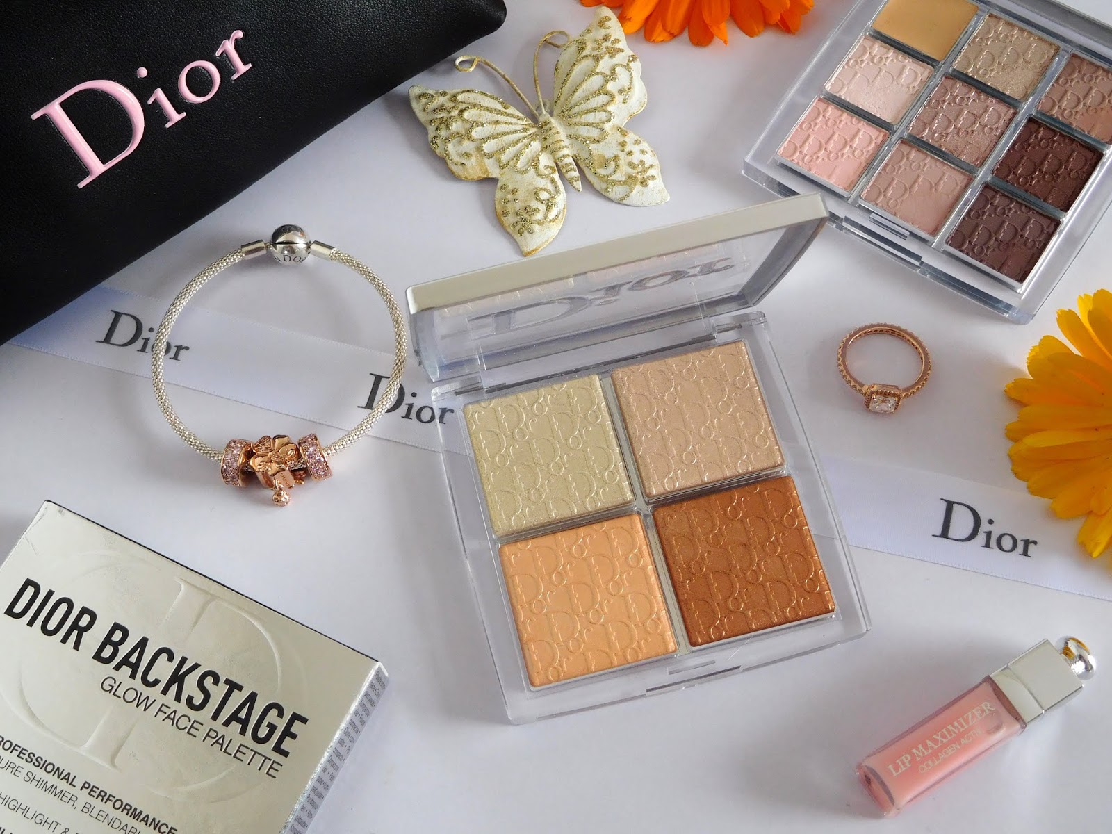 dior glow face palette review