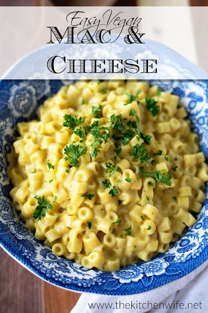 Easy Vegan Mac and Cheese Recipe - The Kitchen Wife