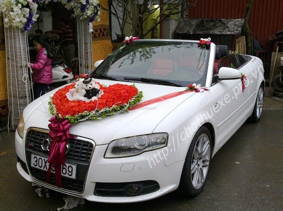 Cho thuê xe cưới mui trần Audi A4 - Đức Vinh Trans ở Hà Nội 