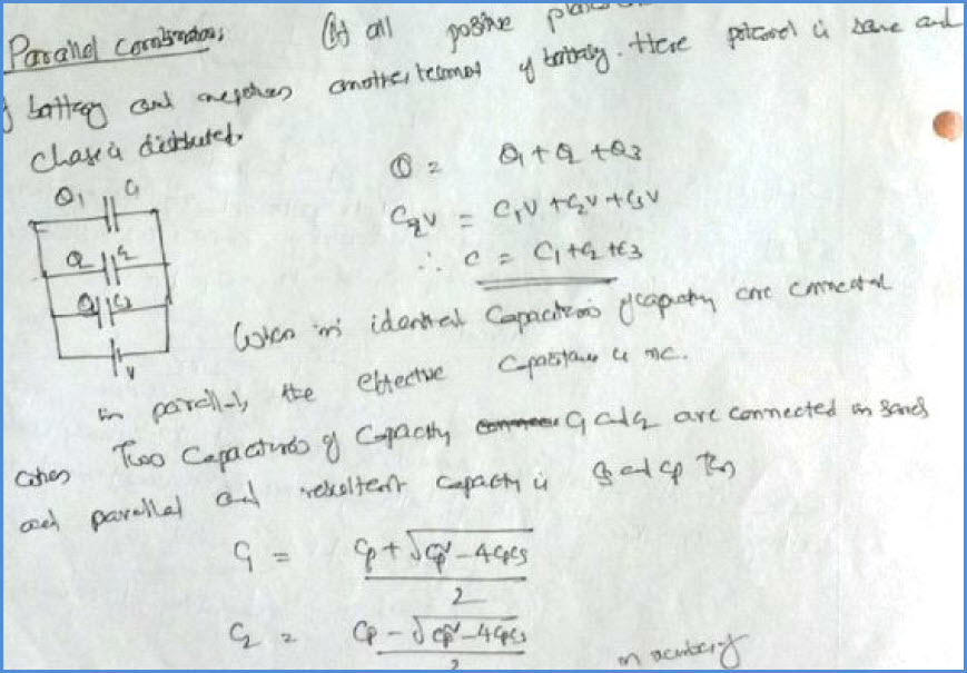 Capacitors in Series and parallel with Problems and Solutions IIT JEE
