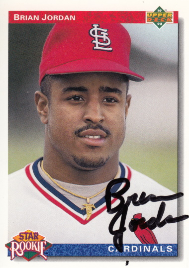 brian jordan autograph