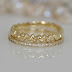 Heart shape gold rings