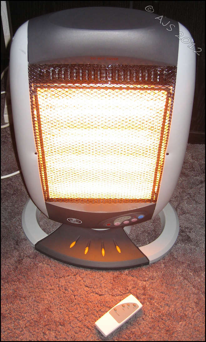 www.derbyphotos.co.uk The blog by Andy Savage Product Review 1.6KW Halogen Heater with