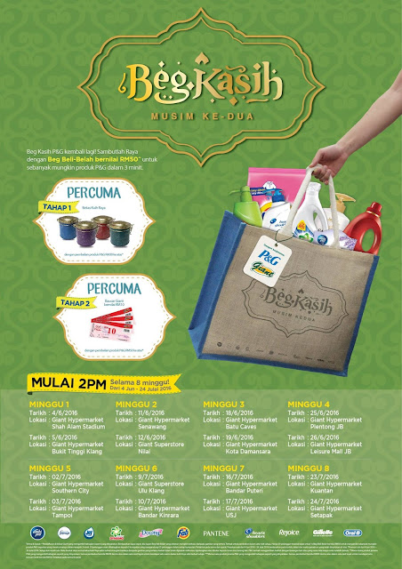 Giant Malaysia Beg Kasih P&G Products