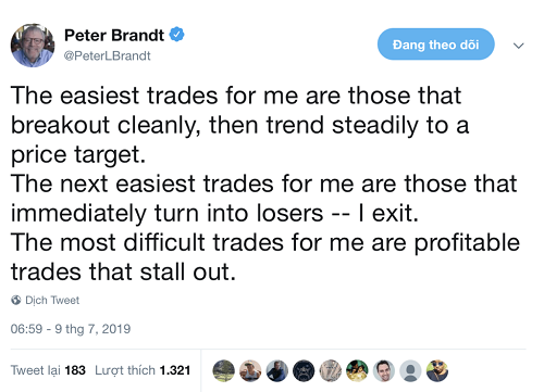 Peter Brandt và vài nhận định giá trị cho Crypto Trader
