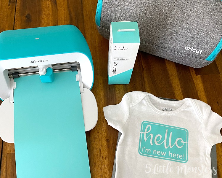 5 Little Monsters: Introducing Cricut Joy! and a Baby Bodysuit Decorating  Station