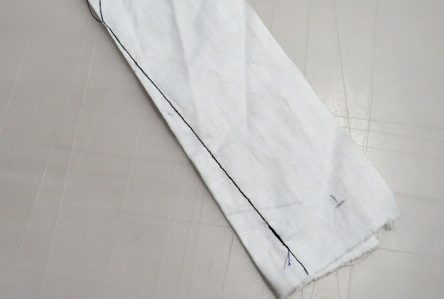 Pinza cosida sin alfileres ni hilos flojos