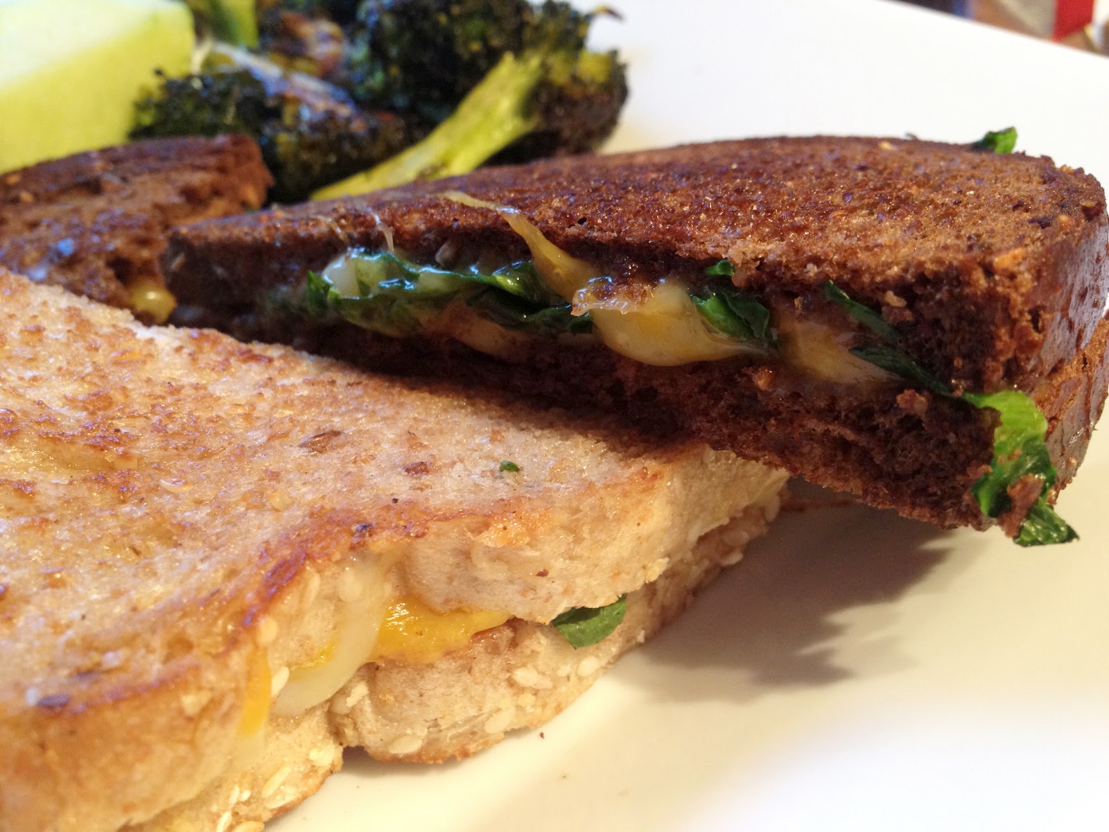 sweet julienne CBC's Spinach & Grilled Cheese Sandwich