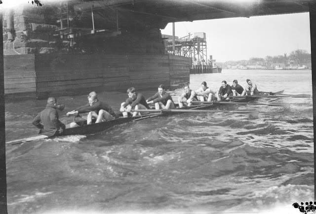 F H BROWNELL JR.: Yale rowing team, ca. 1915 F H BROWNELL JR.: Yale rowing team, ca. 1915