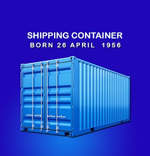 export import Shipping Containers Birthday on 26 April 1956