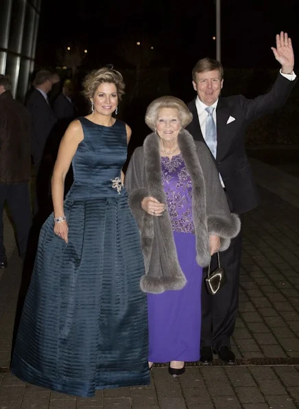 Dutch Royals at a celebration of the reign of Princess Beatrix