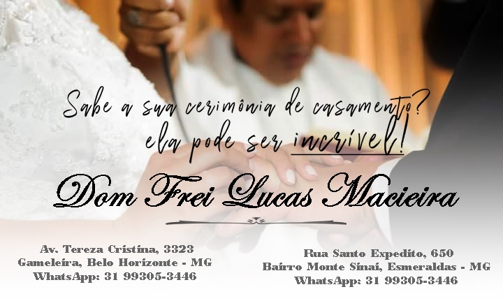 Celebrante de Dom Lucas Macieira