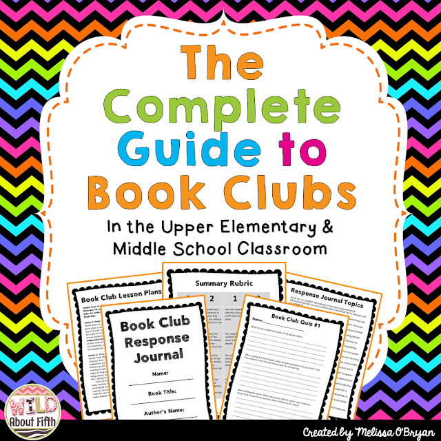 Gearing Up for Book Clubs Wild about fifth grade