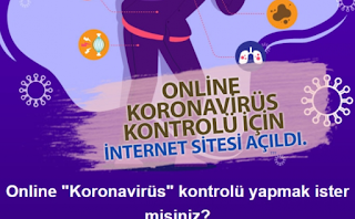 Sağlık bakanlığı Online “Koronavirüs” kontrolü yapmak ister misiniz? Uygulamasını başlattı.