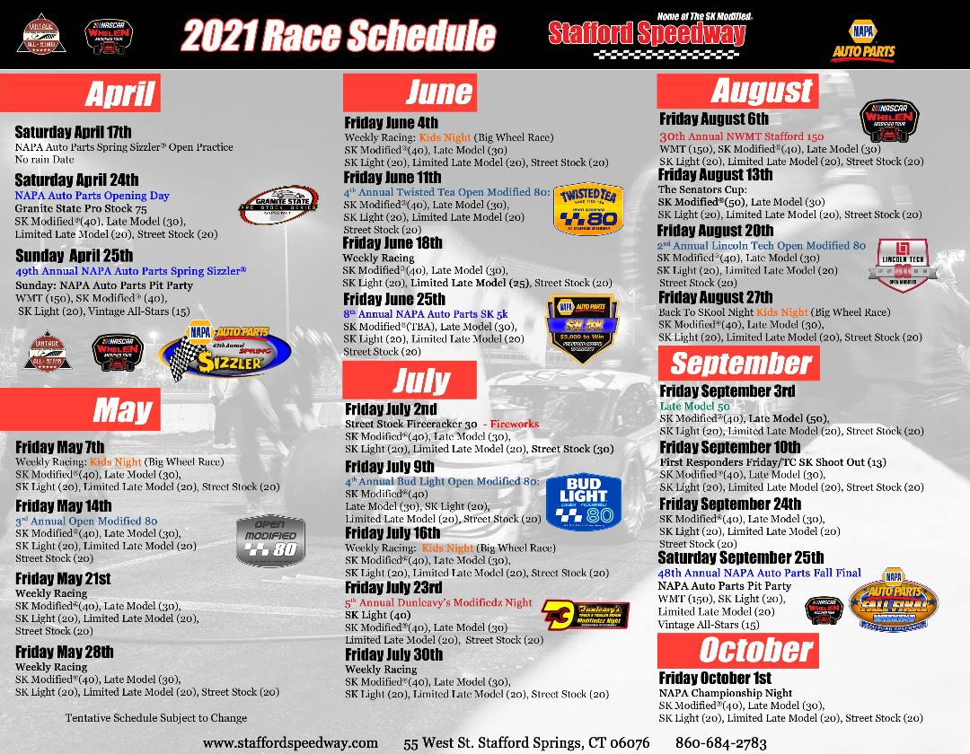 Race Chatter on WNRI.COM, 99.9 fm, 1380 am, Tune in radio, Alexa, Apple, Echo,Etc.: Stafford