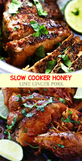 SLOW COOKER HONEY LIME GINGER PORK | EAT