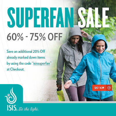 Just In Time For Mothers Day Shopping!! Super Fan Sale At ISIS for Women!!