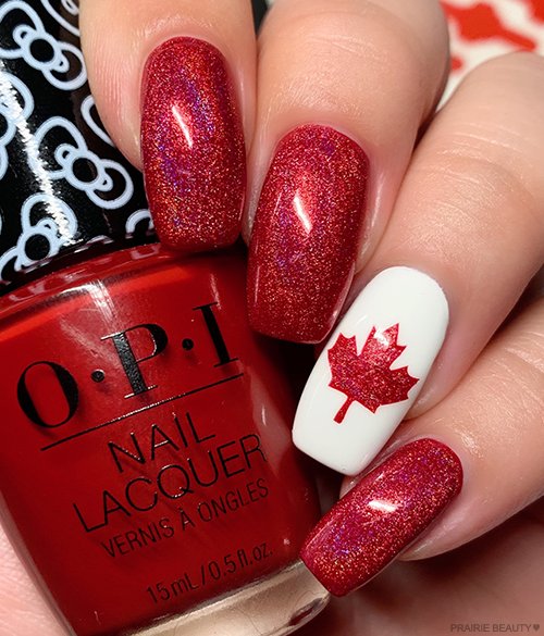 NAIL ART Canada Day Nails 2020! Prairie Beauty