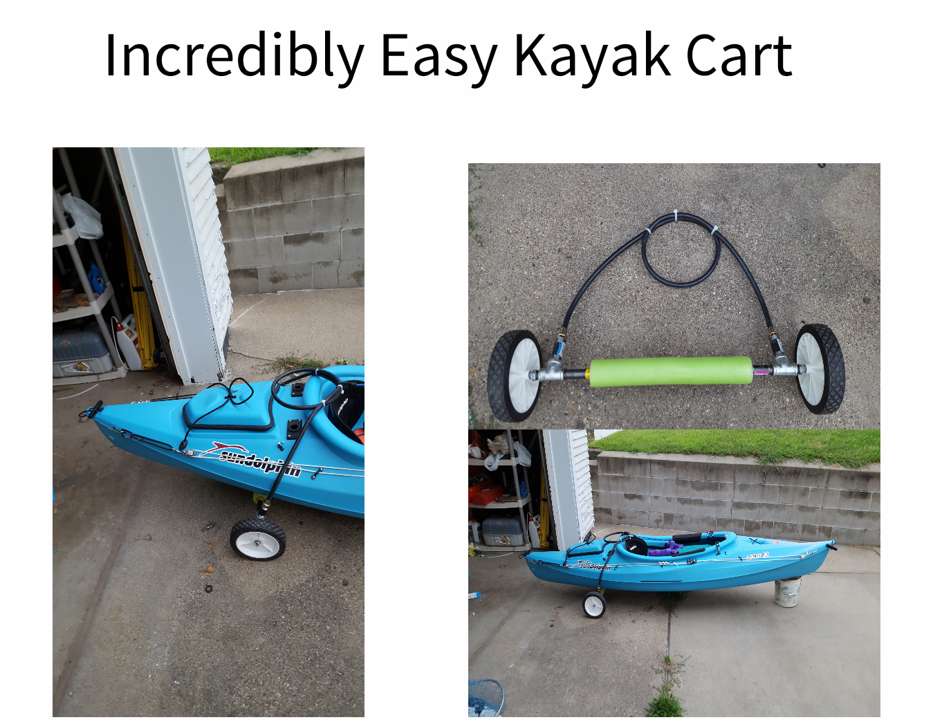 Kayaking For the Rest of Us. The perfect portable kayak cart