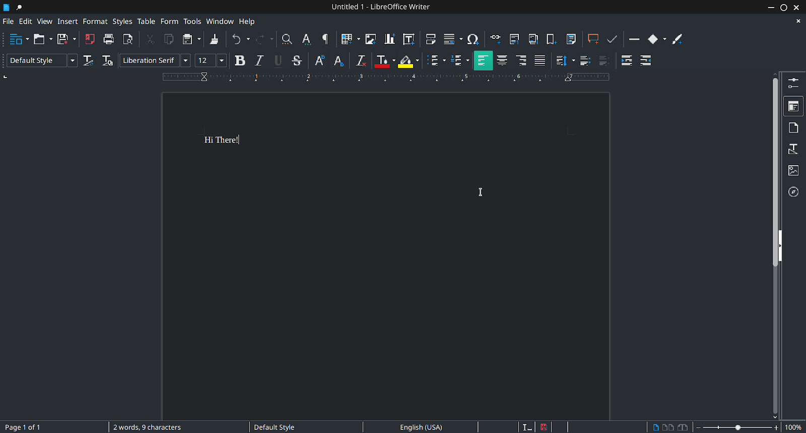LibreOffice 6.1 Using Dark Icons, Color Schemes and Palettes (Themes) Part 1 Obtaining An Example