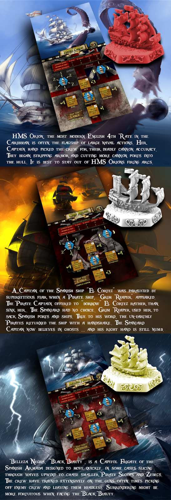 Tabletop Fix Exocrate Games British vs Pirates Kickstarter