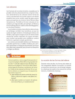 Apoyo Primaria Geografía 5to. Grado Bloque II Lección 1 Entre valles, llanuras y montañas