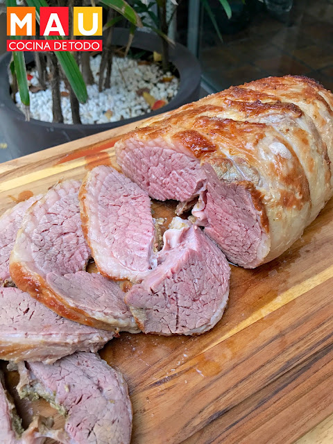 mau cocina de todo roast beef con pesto al horno tapa de ribeye receta