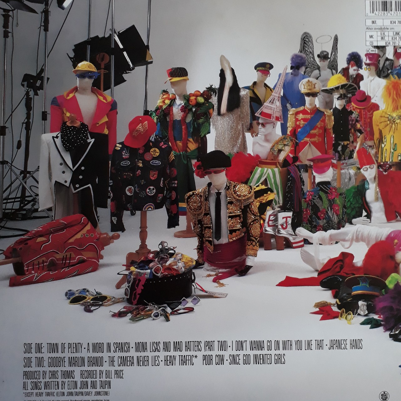 Classic Rock Covers Database Elton John Reg Strikes Back (1988)