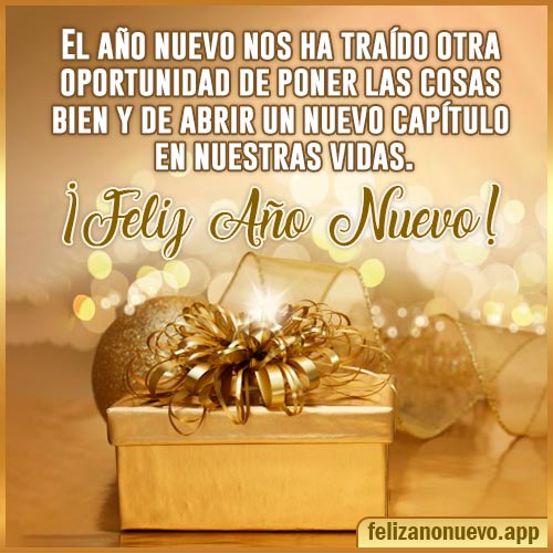 Bienvenido feliz nuevo año Saludos