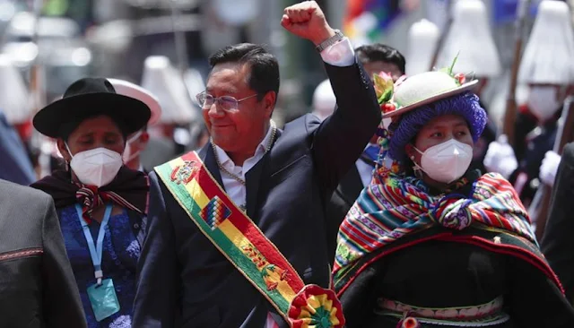 Luis Arce juró como nuevo presidente de Bolivia