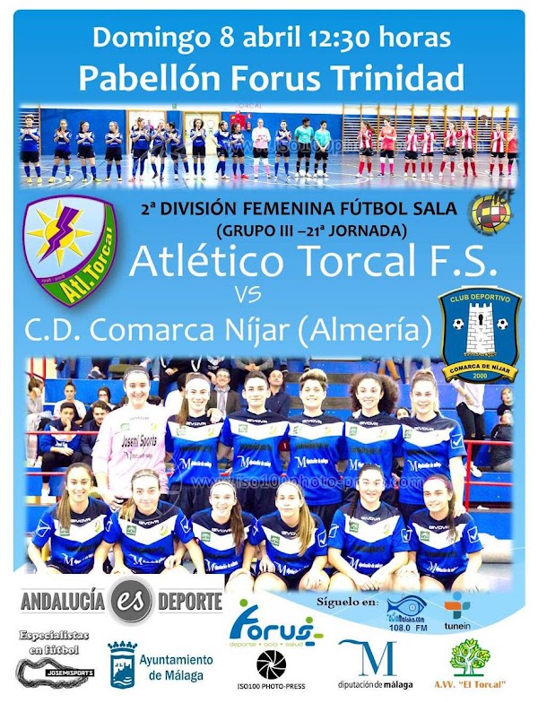 El Atlético Torcal se mide hoy al Comarca de Níjar sin bajas (12:30)