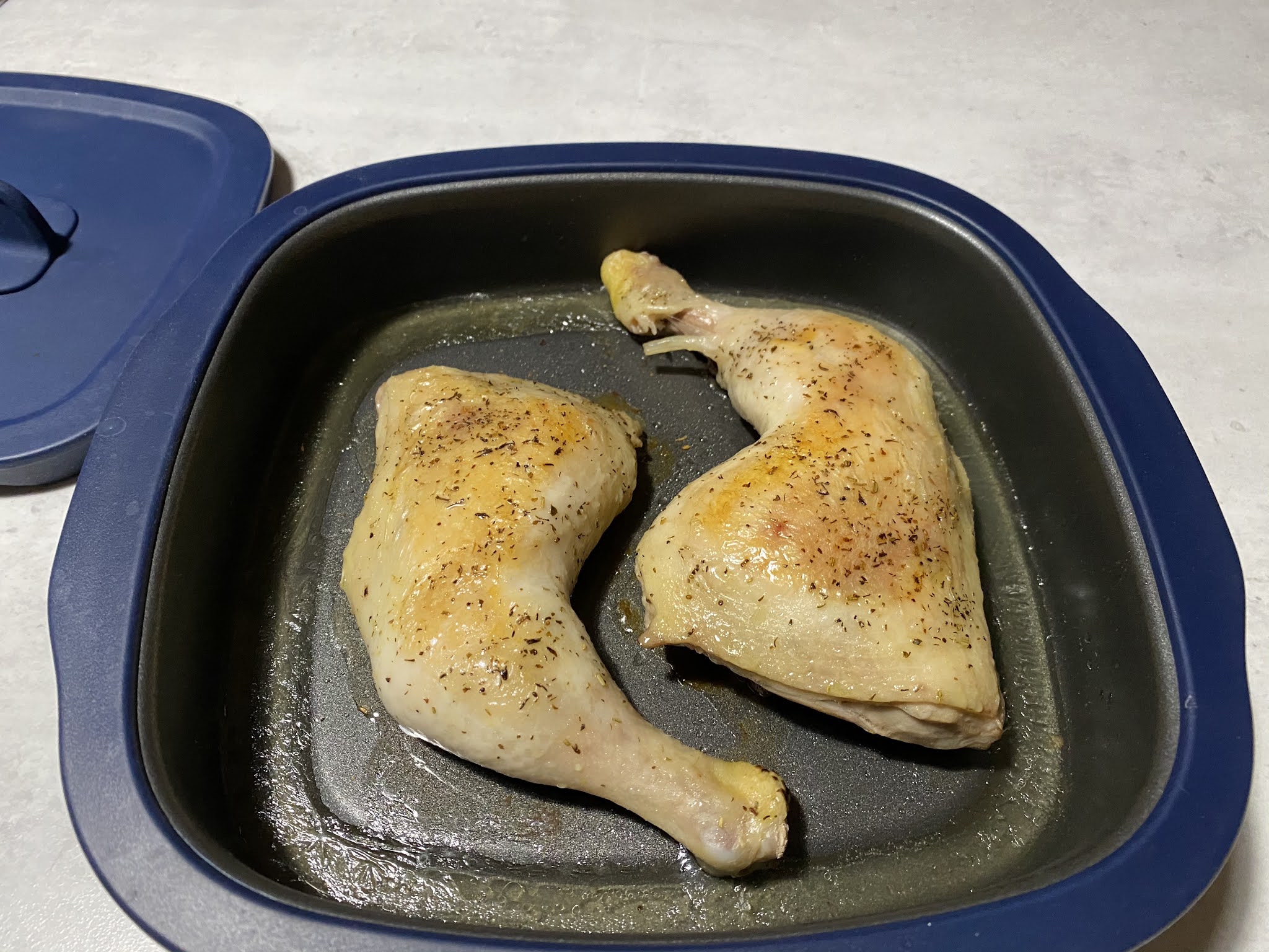 Les recettes de Phiphine Cuisses de poulet au Micro Pro Grill