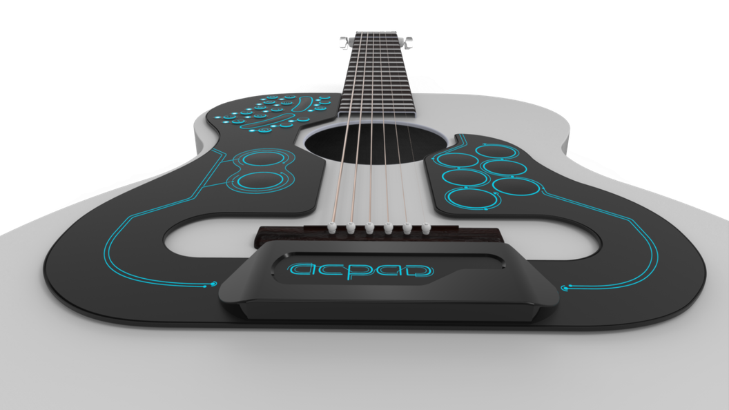 ACPAD MIDI controller turns any acoustic guitar into an orchestra