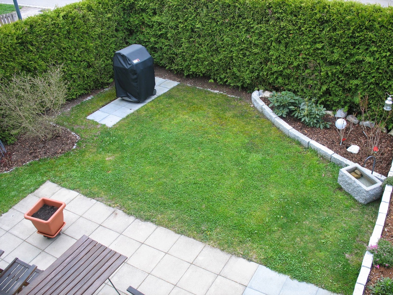 Min lille Hus Garten VorherNachher