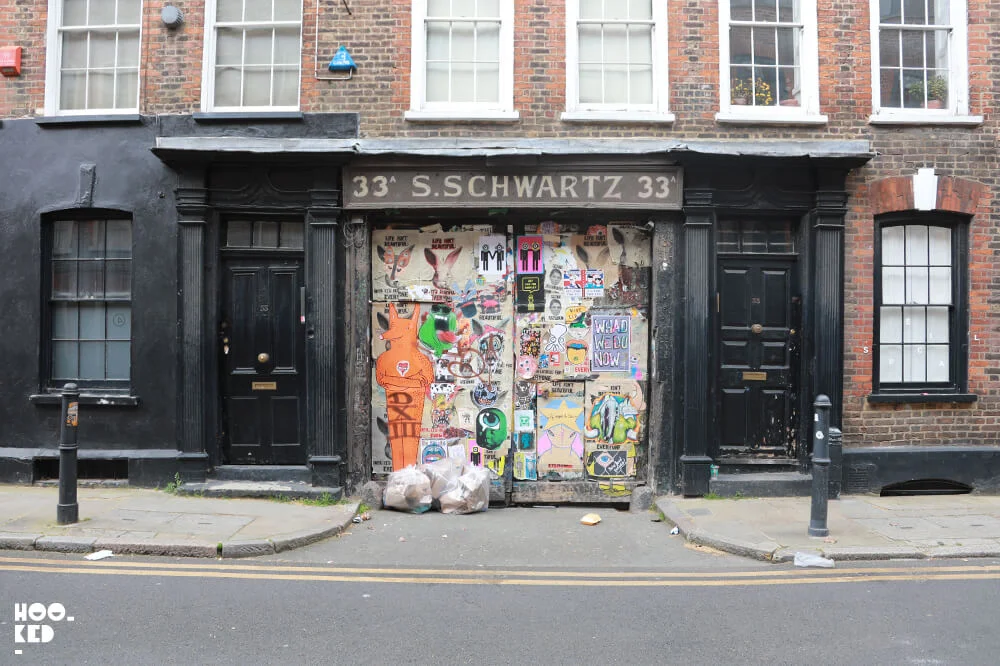 5 Street Art Hotspots for Paste-ups - Fournier Street